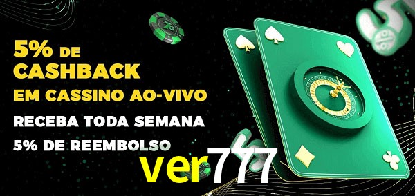 Promoções do cassino ao Vivo ver777